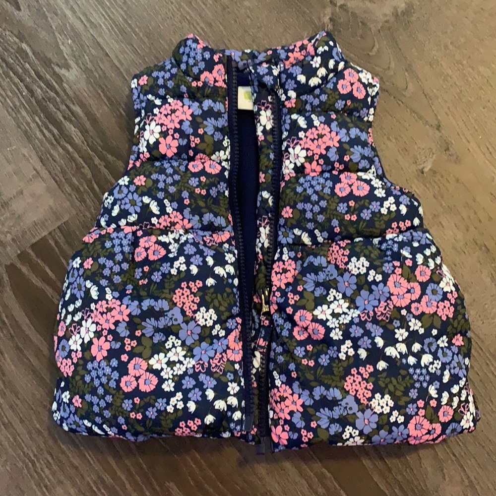 Crazy 8 blue and pink vest